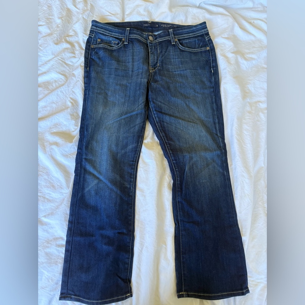 Fidelity Stevie capri Jeans mid rise